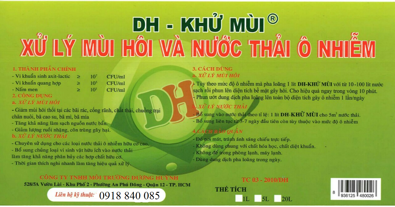 Xử lý mùi và khí thải - Công Ty TNHH Môi Trường Dương Huỳnh